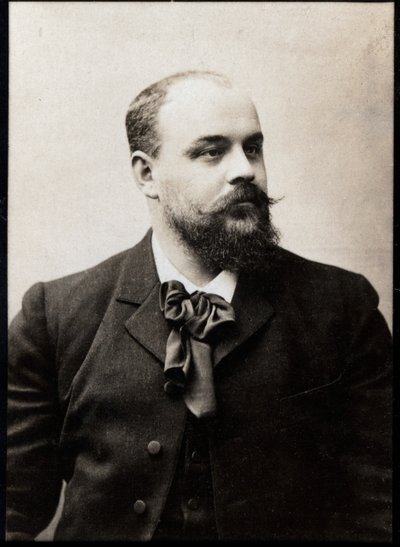 Retrato de Charles Causse (1862-1905), escritor francés de French Photographer